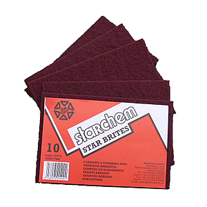 Red Finishing Pads Pack of 10