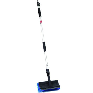 Telescopic Car Wash Brush With Rubber Squeegee 1.8m