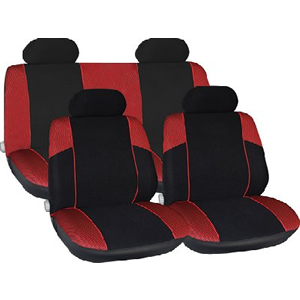 Streetwize Racing Style Full Seat Cover Set Red