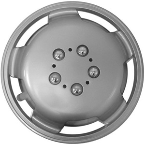 16" (40.5cm) Extra Deep Dish Wheel Trim Cover Set Silver (Wheeltrims)