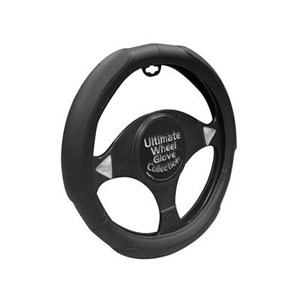 Streetwize Black Soft Jumbo Grip Steering Wheel Glove
