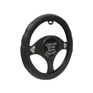 Streetwize Black And Grey Sports Grip Steering Wheel Glove