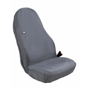 Seat Cover Winged Universal Front Black