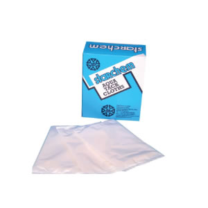 Pack Of 10 Aqua Tack Cloths Size: 18"/45cm Use Over Wet Application