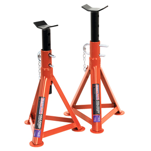 Axle Stands 2.5tonne Capacity Per Stand 5tonne Per Pair