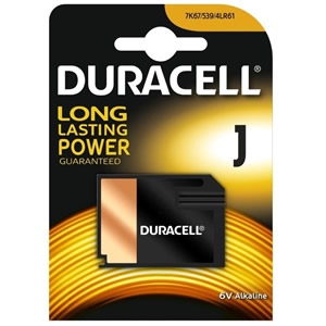 Duracell Battery 6V 7K67 4LR61 J 1412AP Alkaline