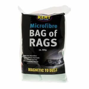 Microfibre Bag Of Rags - 500g Micro Fibre