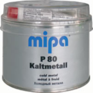 P80 Kaltmetall PE Filler hard putty incl hardener 1kg