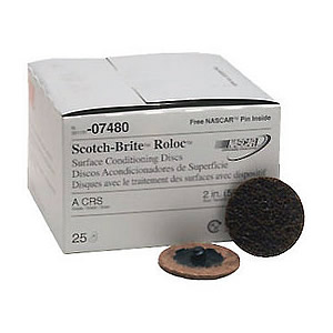 Coarse Scotch Brite Roloc Discs 50mm - Pack of 25