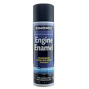 VHT Matt Black Engine Enamel Spray Paint - 500ml 
