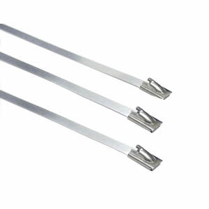 Stainless Steel Cable Ties 521mm Long Pack 4