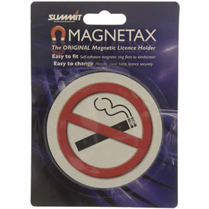 Summit 'No Smoking' Magnetax Licence Holder