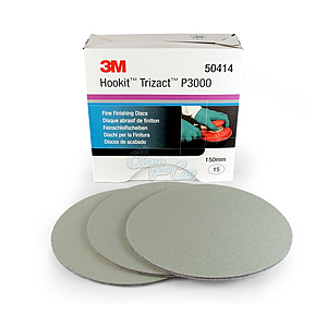 P3000 Grit Hookit Trizact Discs 150mm 